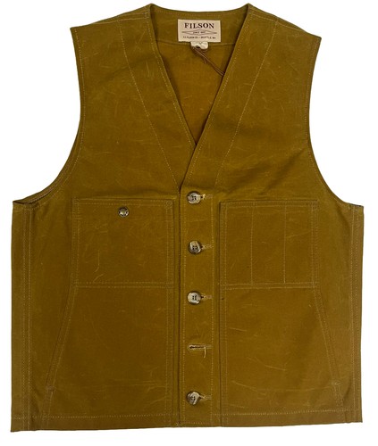 【希少】FILSON TinCloth アウトドアベスト Made in USA 希少】FILSON TinCloth アウトドアベスト Made in USA Vintage
