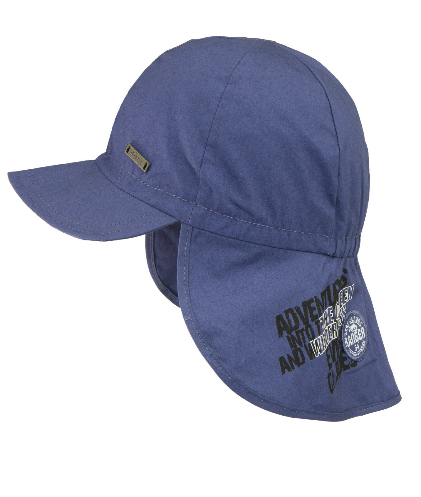 DÖLL® Jungen Sonnenhut Hut Nackenschutz Mütze Blau 49-55 Sommer NEU!