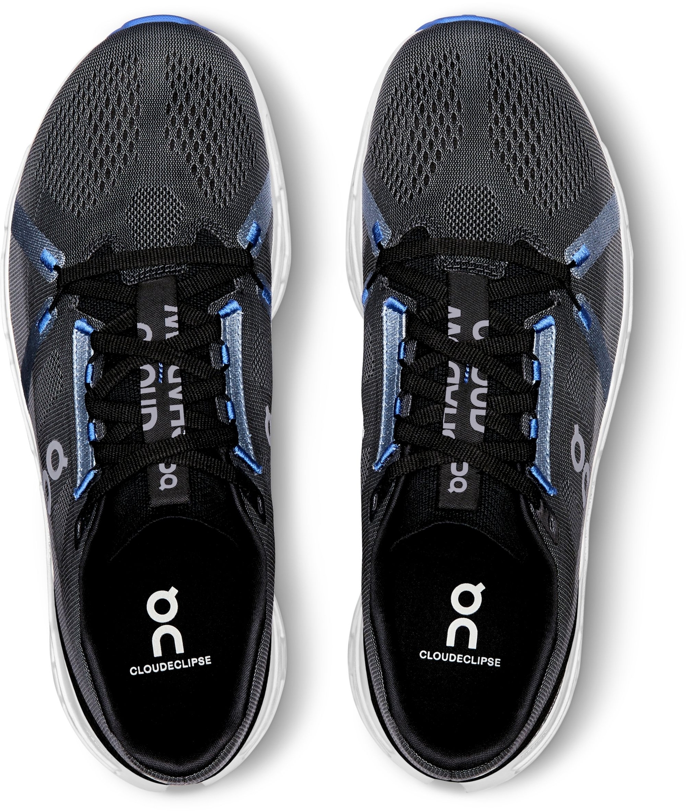 Pre-owned On Men's  Running Brand Black/white Blue Cloud Cloudeclipse Oc 2024 Shoes
