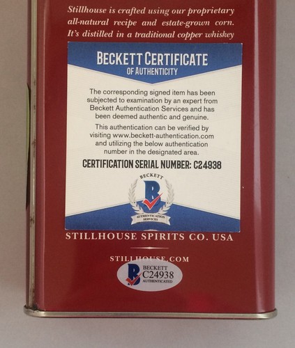 G-Eazy Signed Stillhouse Apple Crisp Whiskey Bottle BAS Autographed Gillum