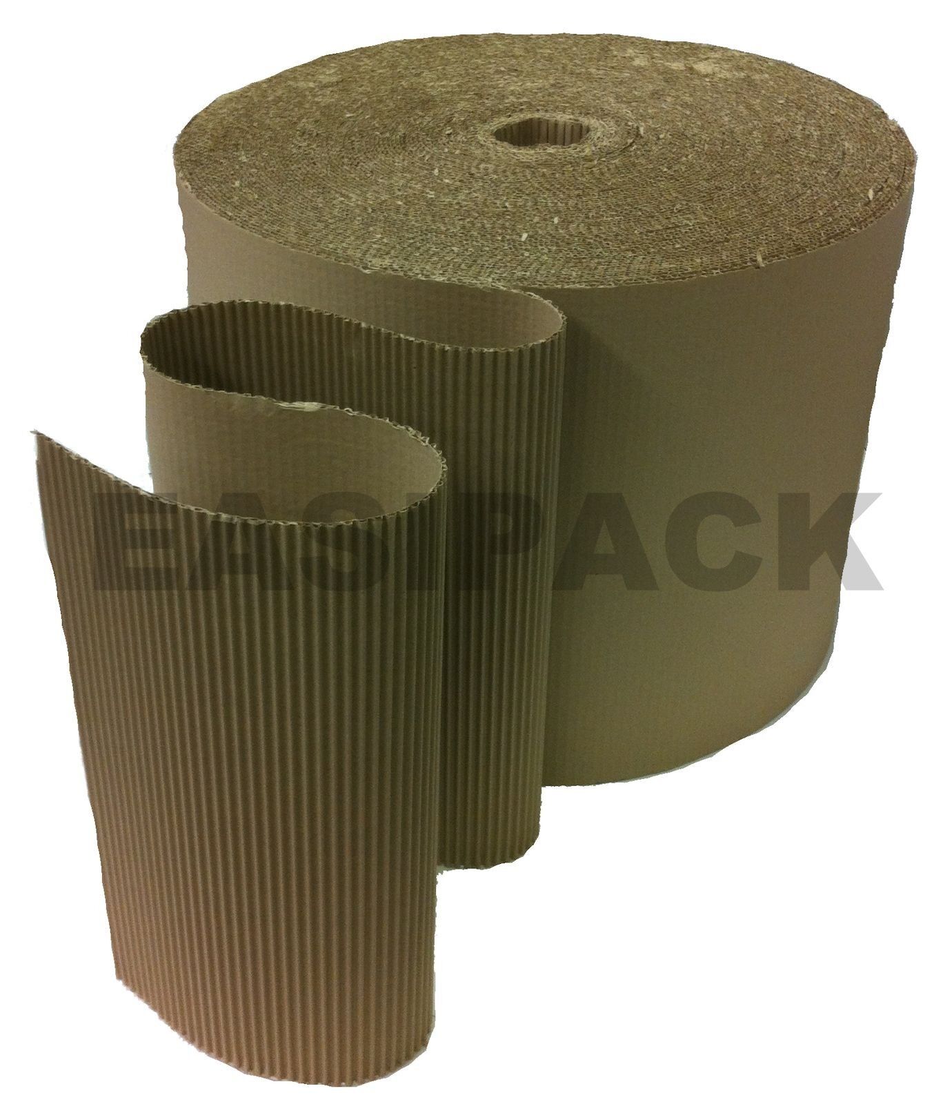 400mm x 75m Metre Brown Corrugated Cardboard Paper Roll Protection Parcel