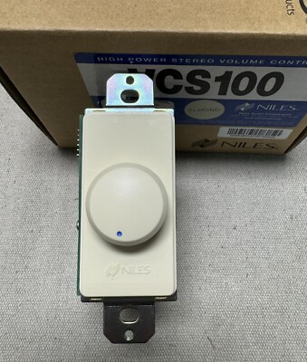 Niles VCS100 High Power Stereo Volume Control Rotary Knob Almond FG00963