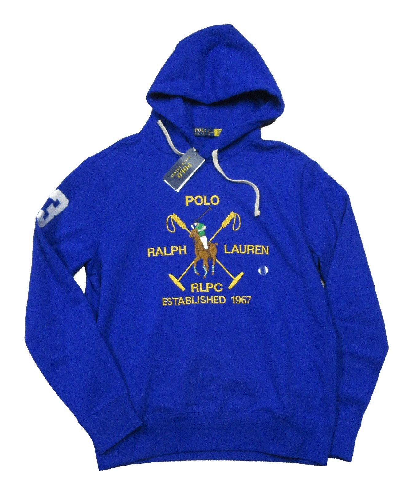 Polo Ralph Lauren Men's Royal Blue Polo Pony Graphic Fleece
