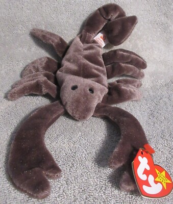 Ty Beanie Baby Stinger the Scorpion DOB September 29, 1997 MWMT Free Shipping