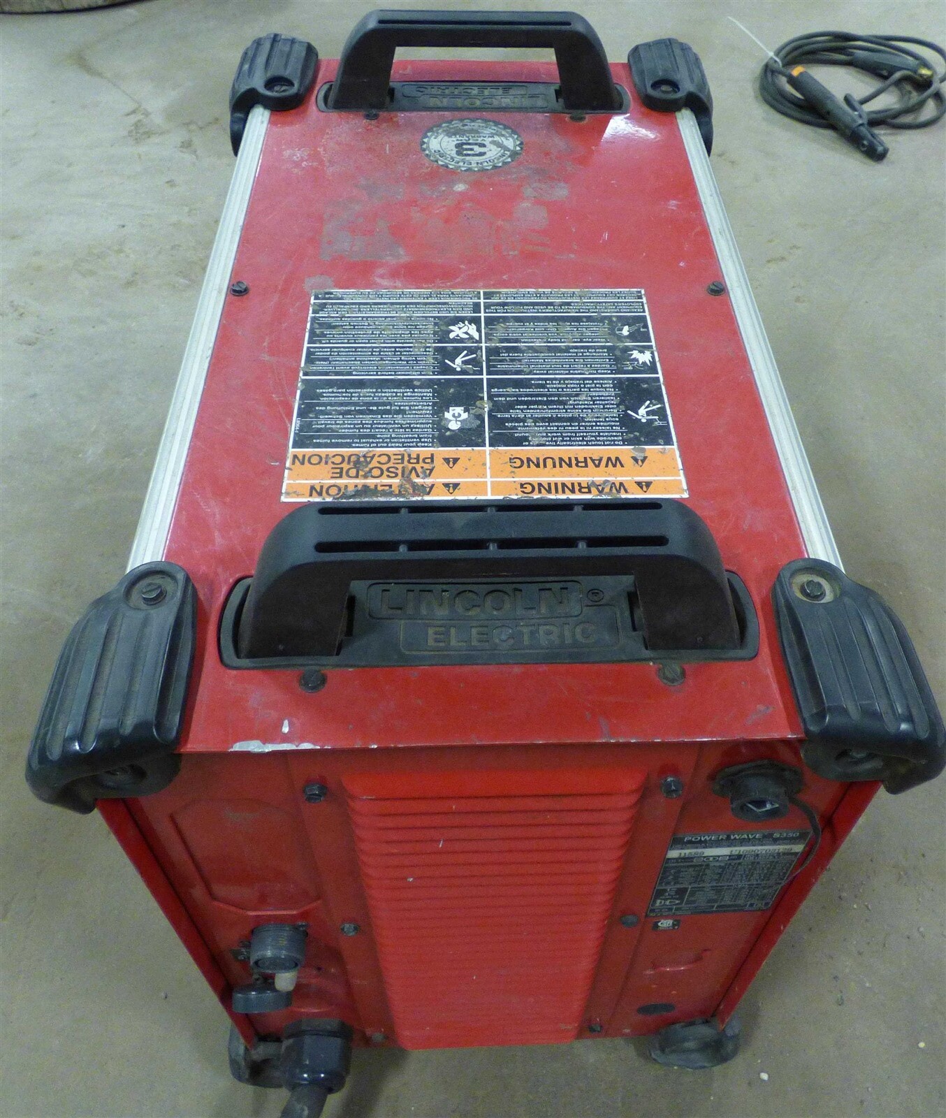 Lincoln PowerWave S350 Welder Stick Pulsed Arc MIG TIG