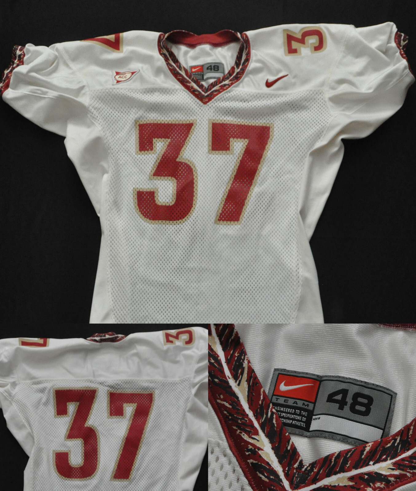 Florida State Seminoles #37 Nike Jersey Team Issue Football