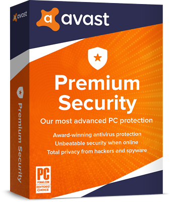 AVAST Premium Security 2024 1 PC 1 Jahr / Internet Security Antivirus avast! DE
