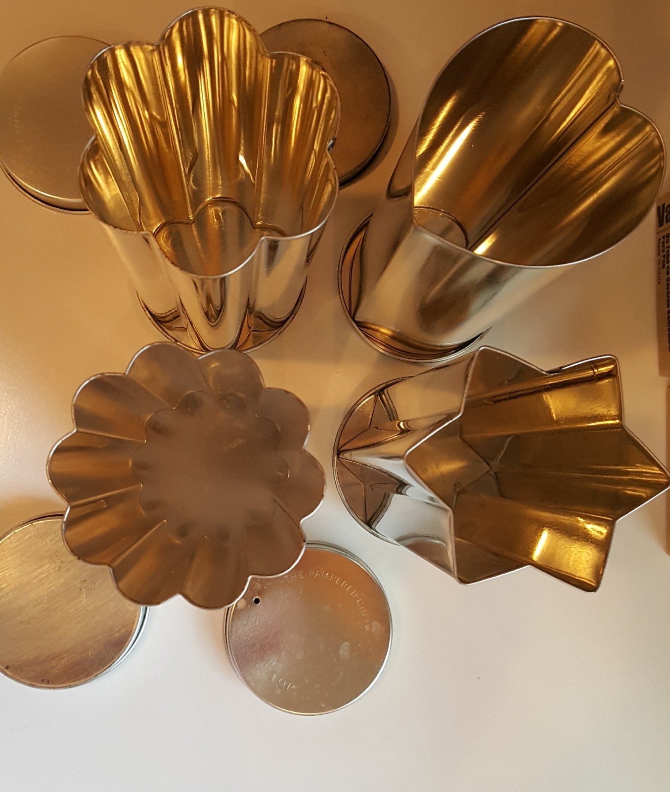 Pampered Chef Valtrompia Bread Tube, Star(1570), Heart(1560), Flowers(1565,1550)