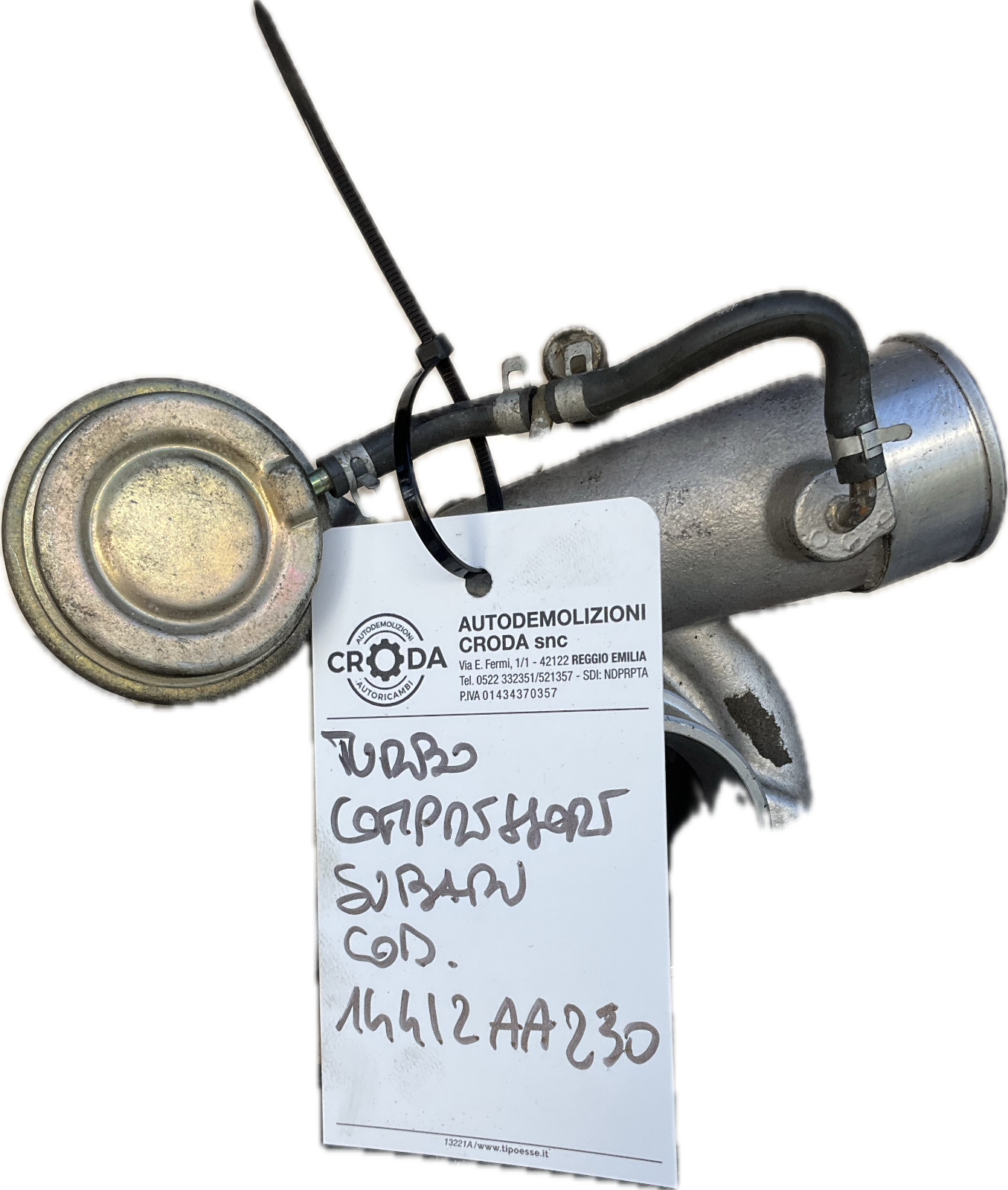 Turbo turbina per modello SUBARU IMPREZA codice ricambio: 14412AA230 ricambio
