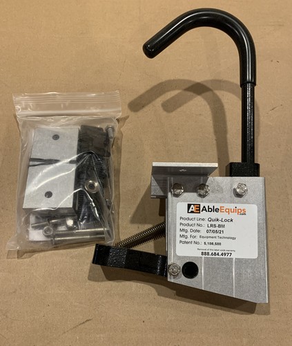 AbleEquips Bottom Mount Lockable Ladder Clamp for Truck Van Ladder Rack
