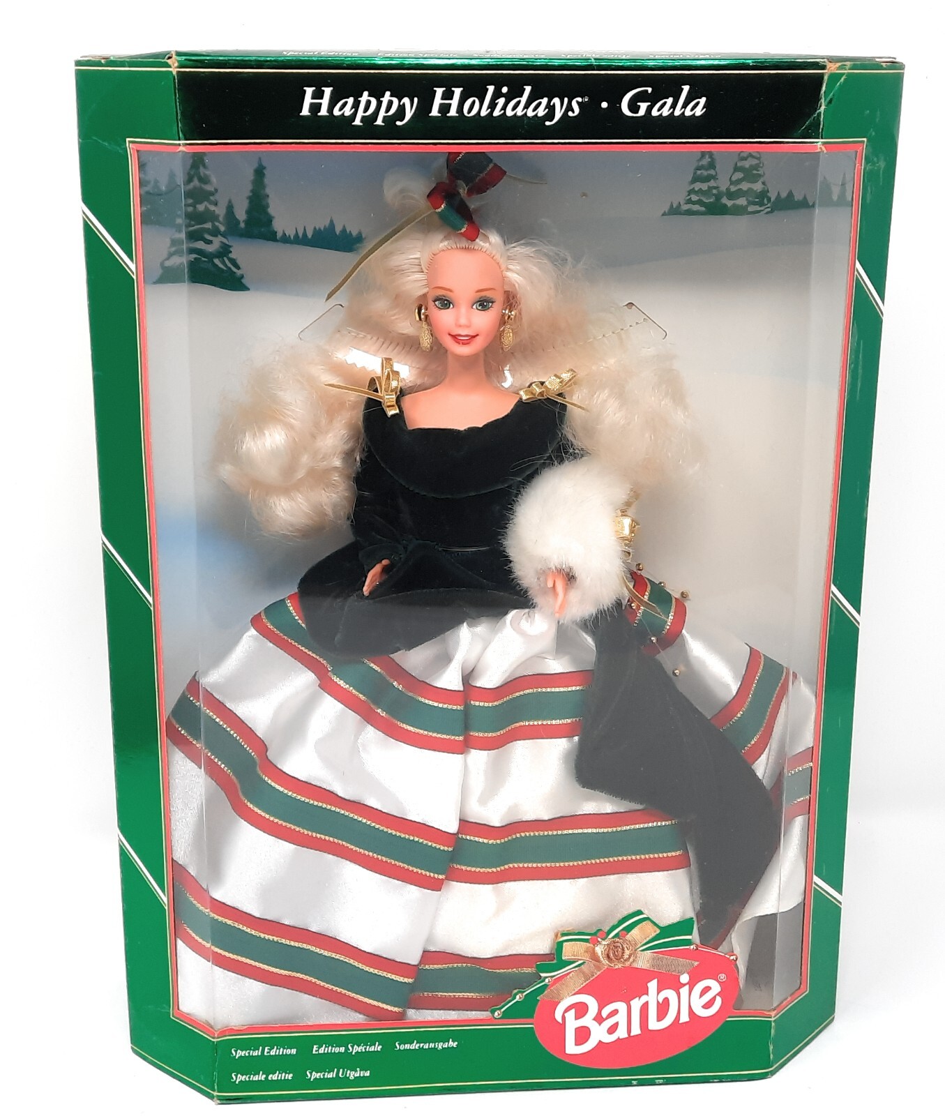 Barbie Puppe Collector Happy Holidays Gala 1994. Sammler Barbie Mattel 13545 OVP