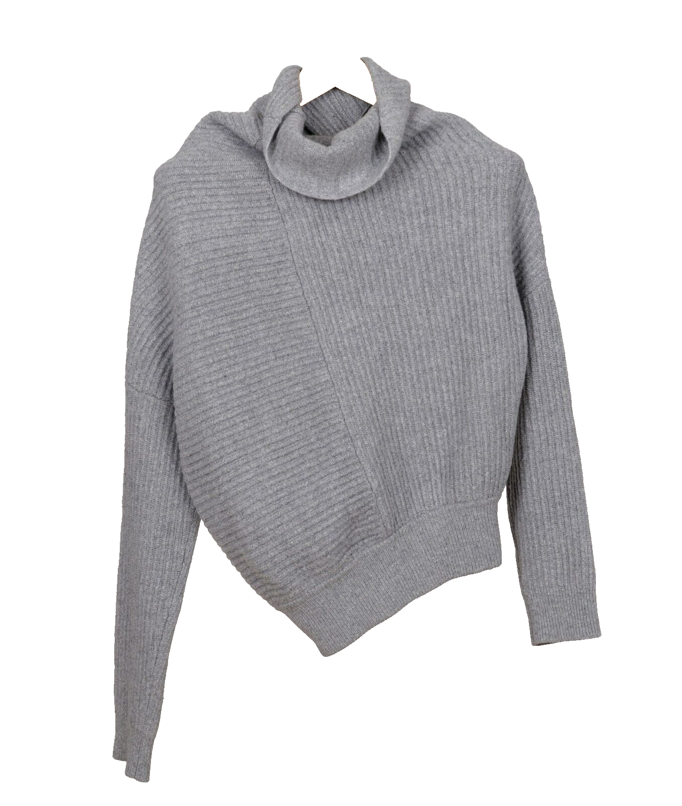 アイケア beckymama Women's Acne Studios JACY L RIB PAW15 Wool Grey Asymmetrical