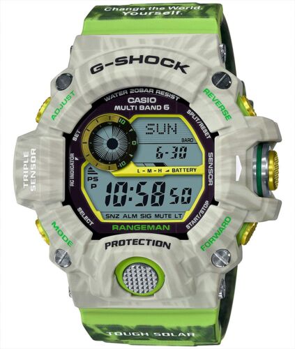 Pre-owned Casio Gw-9404kj-3jr G-shock Rangeman Earthwatch Collaboration Model From Japan