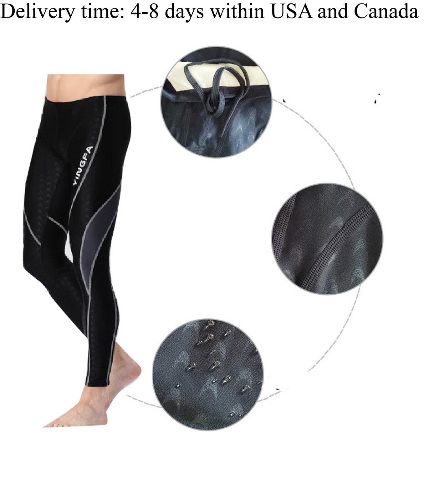 Yingfa 9117-2 long swimming pants legskin swim trousers