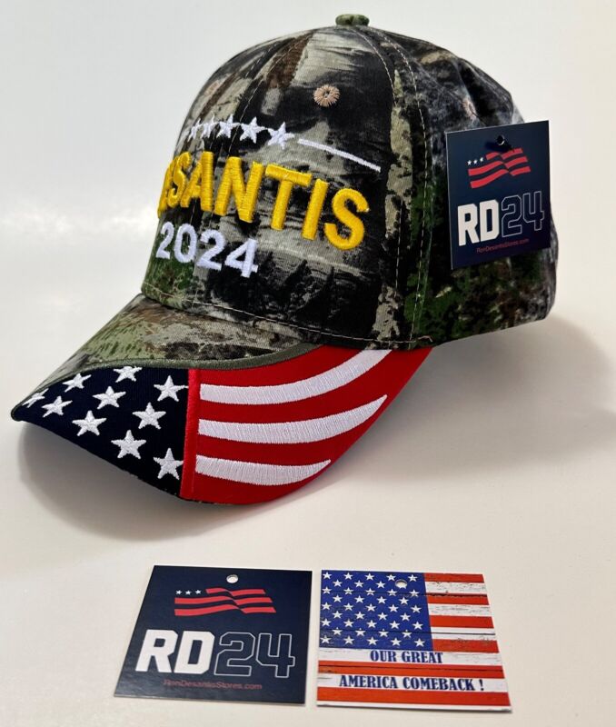 Ron Desantis Hat..2024..Our Great America Comeback .RonDesantisStores.com ..Camo