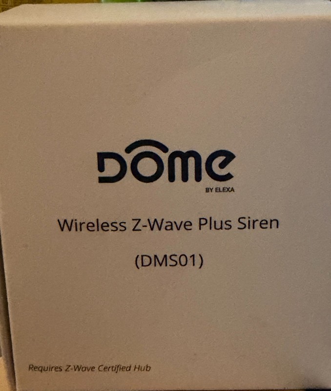 NEW Dome Home Automation Wireless Z-Wave Battery-Powered Security White DMS01