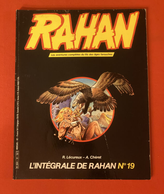 Rahan L’ Full No ’19 Monthly Lecureux Chéret 1985 Good Condition Comics