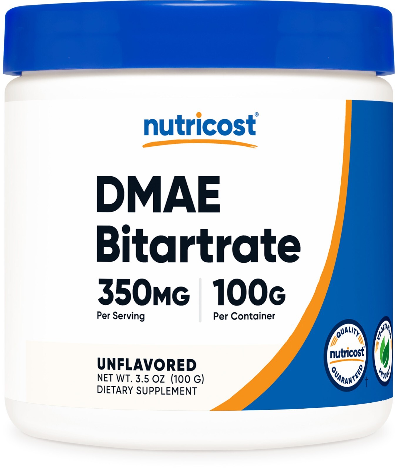 Nutricost Pure порошок битартрата ДМАЭ 100 грамм