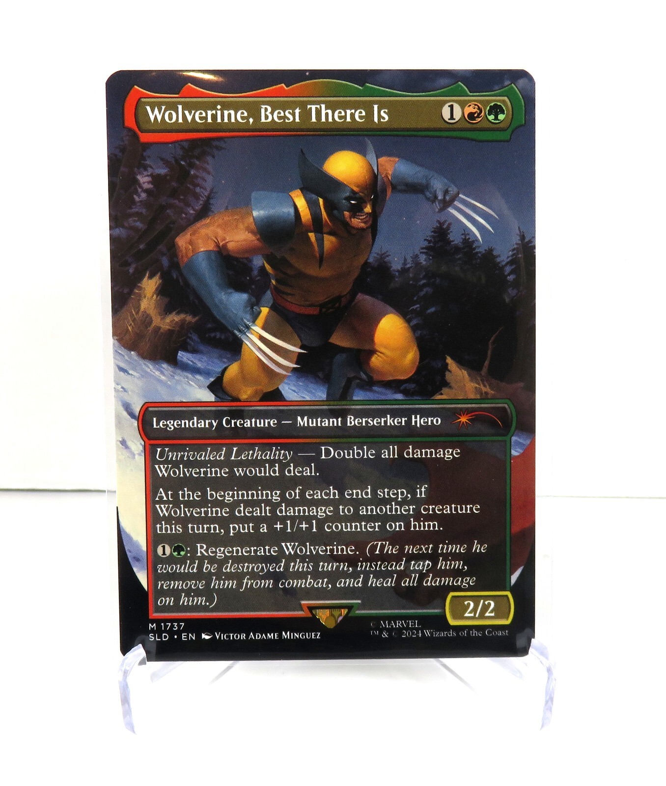 MTG マーベル SL Secret Lair Wolverine foil MTG マーベル SL Secret