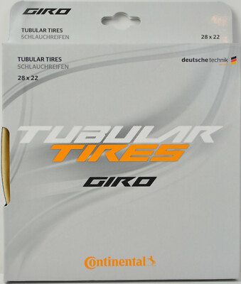 NEW 2024 CONTINENTAL GIRO Tubular Road Tire 700x22mm 700c 28'' Black Skinwall