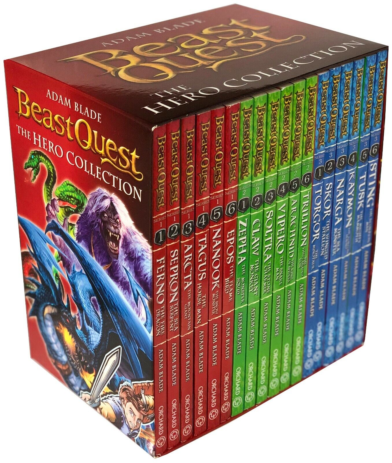 Beast Quest Hero Collection 18 Books Collection Box Set by Adam Blade Series 1-3 | eBay Beast Quest Hero Collection 18 Books Collection Box Set by Adam Blade Series 1-3 | eBay