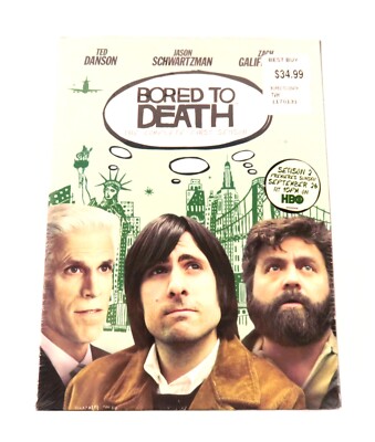Bored to Death: The Complete First Season (DVD, 2010, 2-Disc Set) NEW SEALED