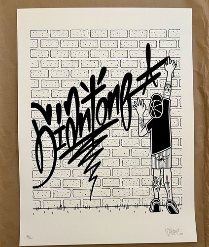 MIKEGIANT マイクジャイアントTATOO アートポスター額入り MIKEGIANT マイクジャイアントTATOO アートポスター額入り