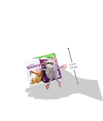 SmartyKat Interactive and Wand Cat Toys Bouncy Mouse Bungee Cat Toy