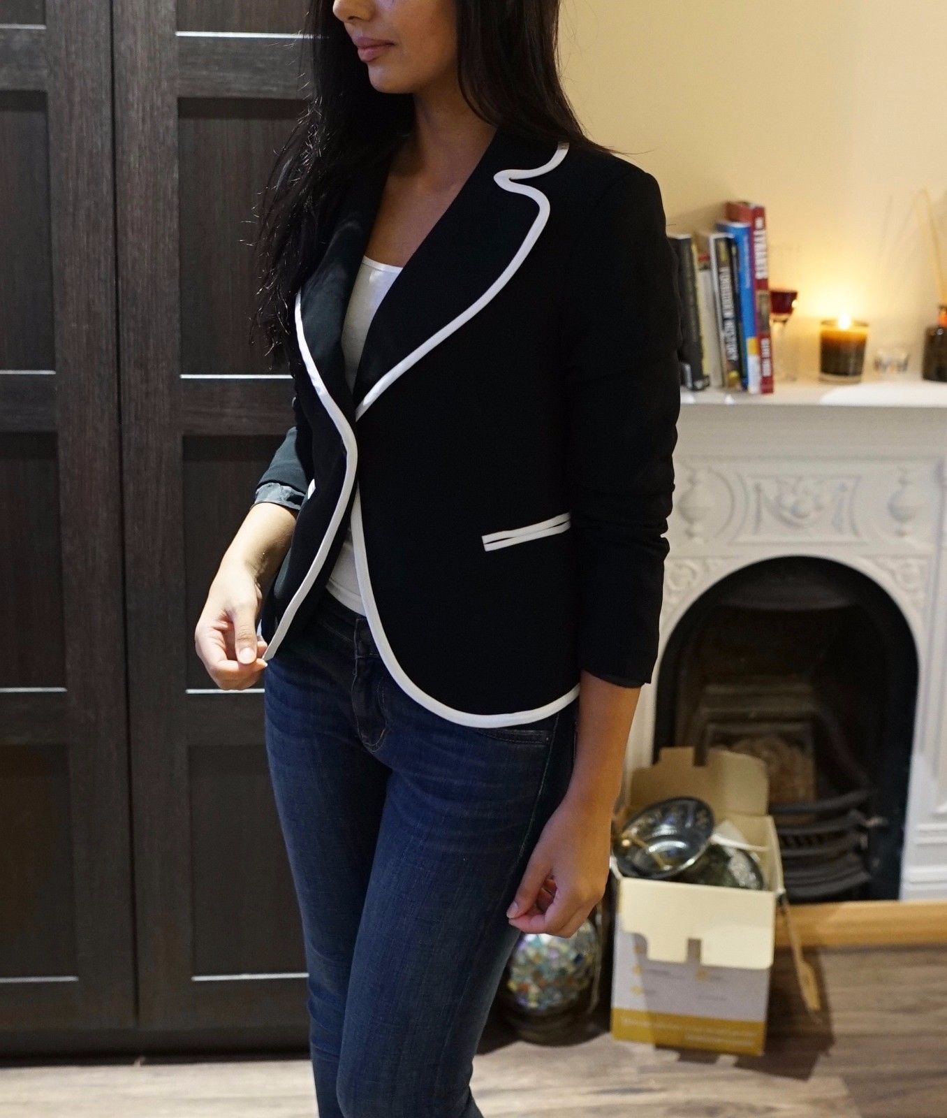 ジャケット・アウター made in ITALY RINASCIMENTO jkt ex Black Rinascimento Jacket Made in Italy | eBay