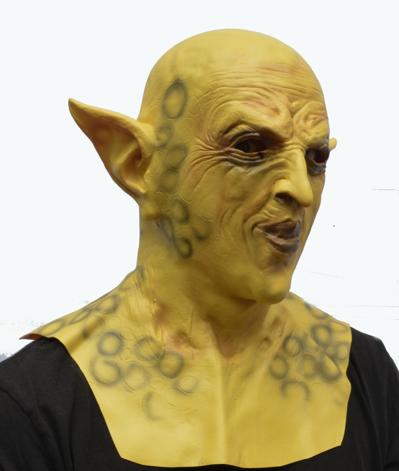 Demon Halloween Mask Latex realistic with full chest Vampire demon mask