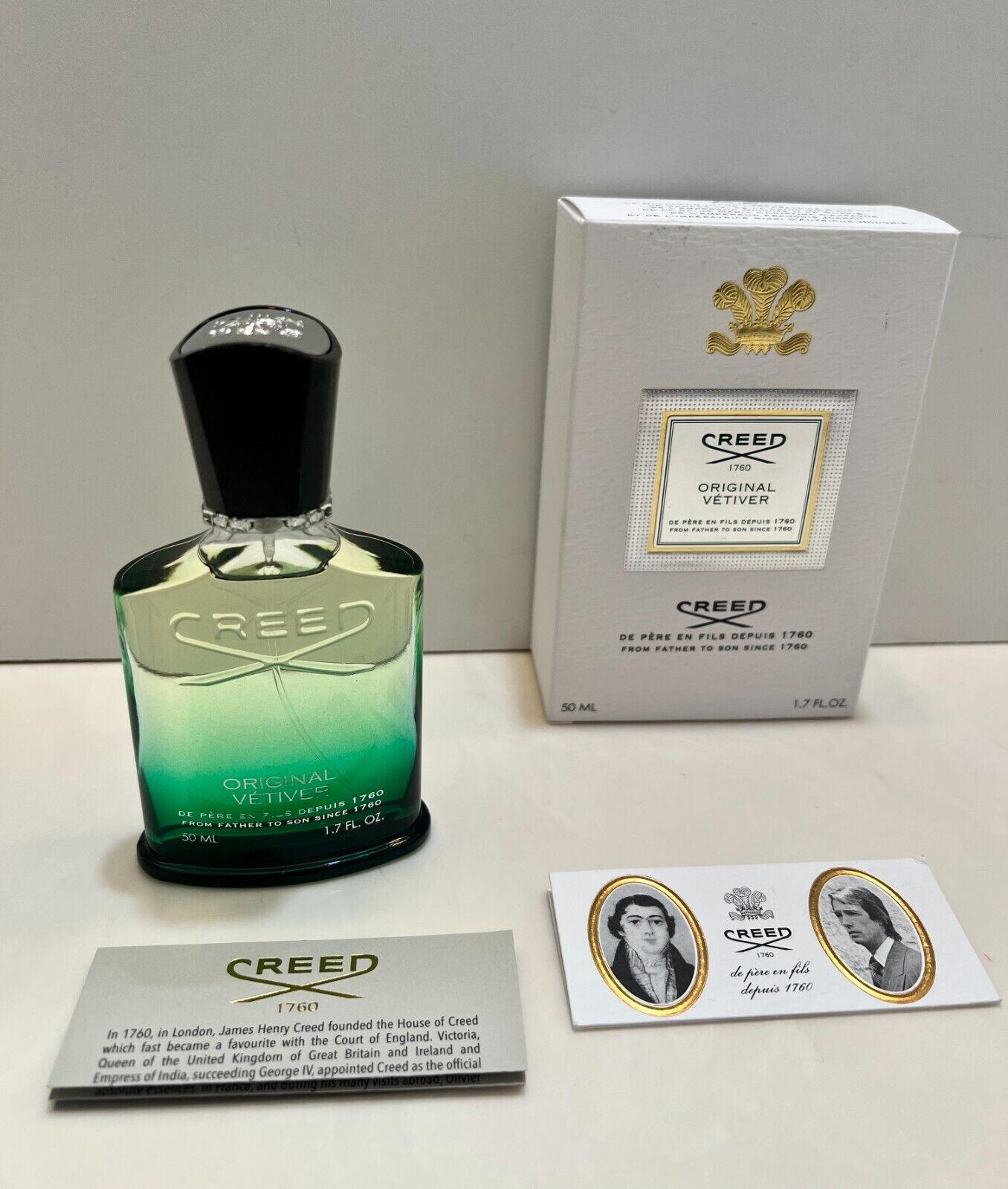 Creed Original Vetiver 1.7 oz 50 ml Eau De Parfum Spray New Creed Original Vetiver 1.7 oz 50 ml Eau De Parfum Spray New