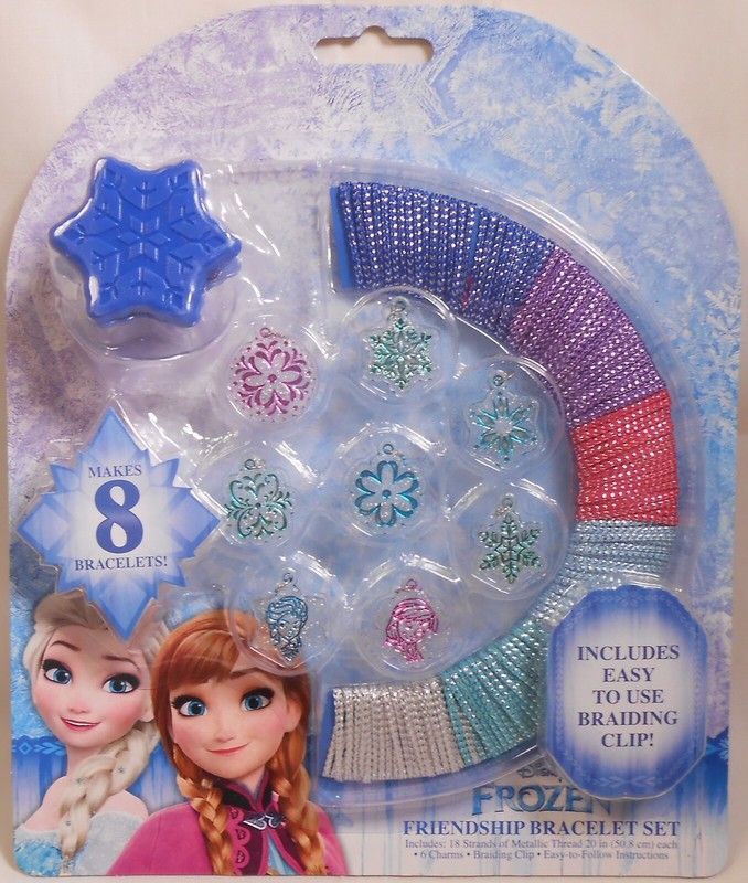 Craft Kit DISNEY FROZEN Friendship Bracelet Set Charms Makes 8