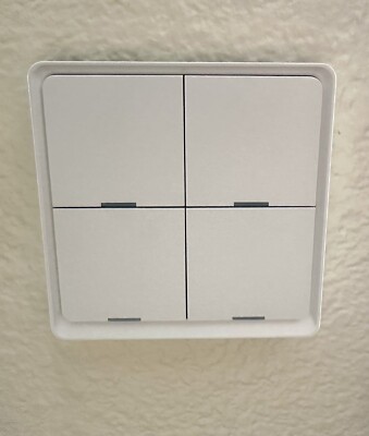 MOES Zigbee Smart Scene Switch with 4 Buttons, 12 Programmable Options