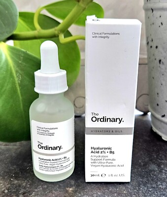 The Ordinary Hyaluronic Acid 2% + B5 Moisturizing Serum 1 oz. NIB! VEGAN!