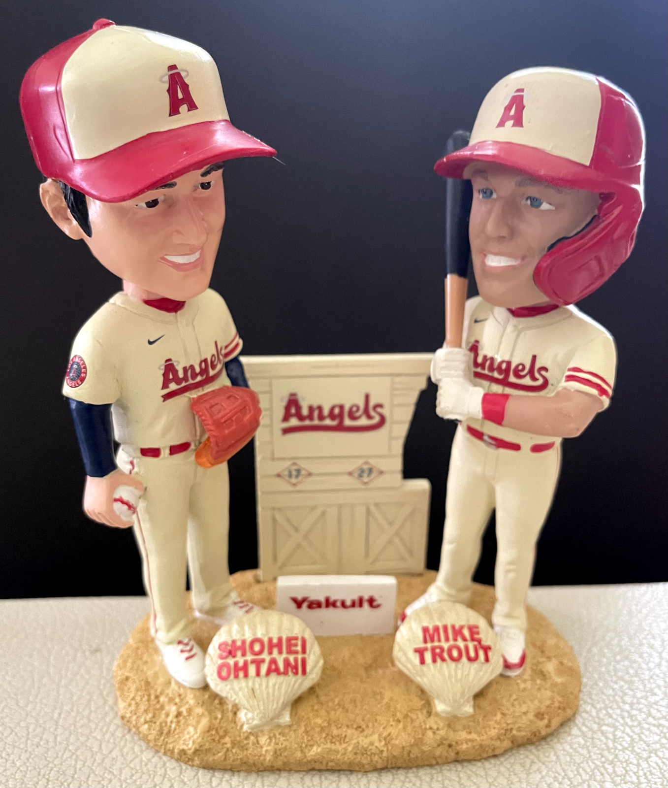 【未開封】MIKE TROUT bobblehead 2024 2024 Mike Trout Throwback Bobblehead Anaheim Angels 7/27/24