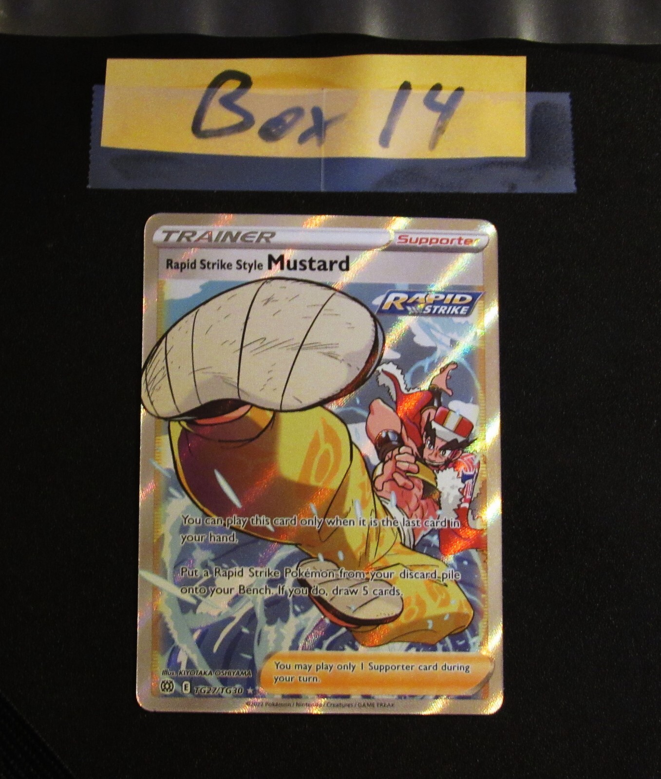 Pokemon Rapid Strike Style Mustard TG27/TG30 Brilliant Stars
