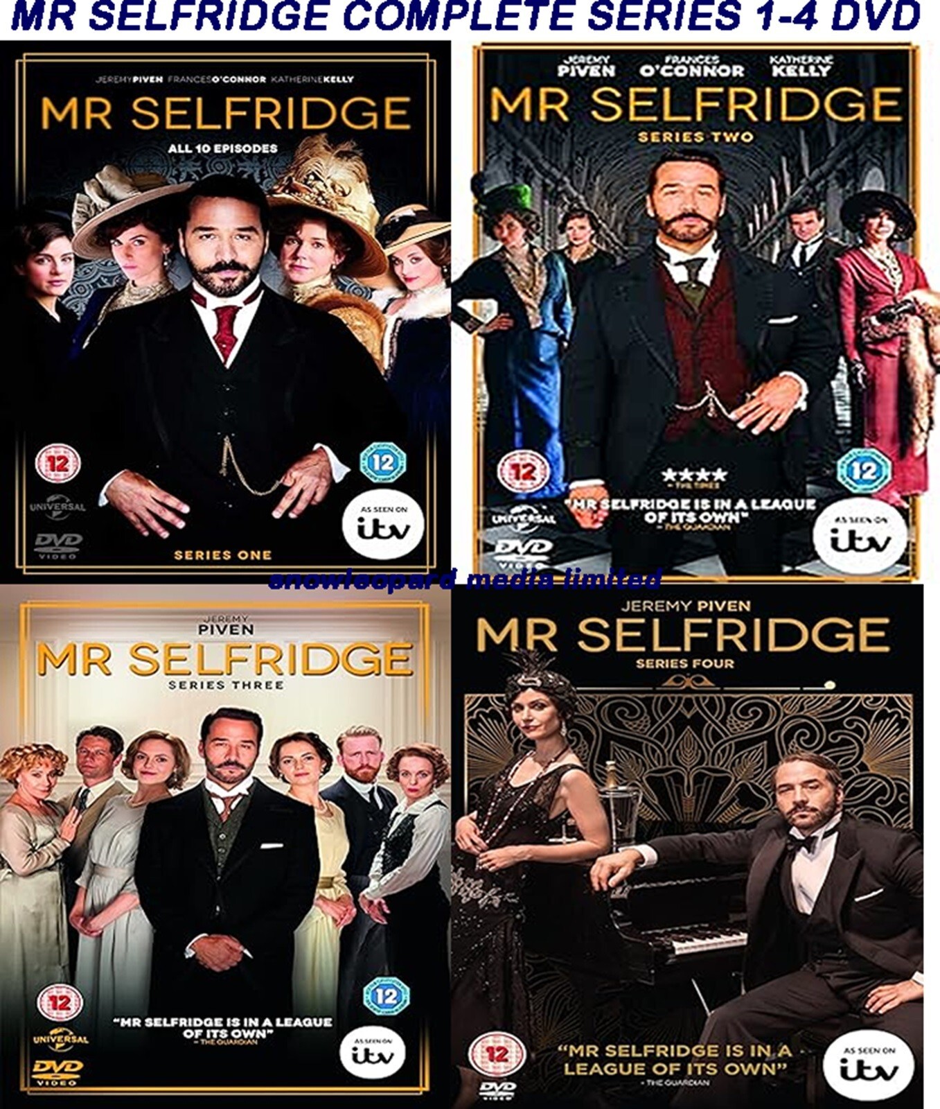 (未使用･未開封品)　Mr Selfridge (Series 1 &amp; 2) - 6-DVD Box Set ( Mr Selfridge - Series One and Two ) [ NON-USA FORMAT PAL Reg.2.4 Import - United Kingdom v1yptgt Amazon.com: Mr Selfridge (Series 1 & 2) - 6-DVD Box Set ( Mr