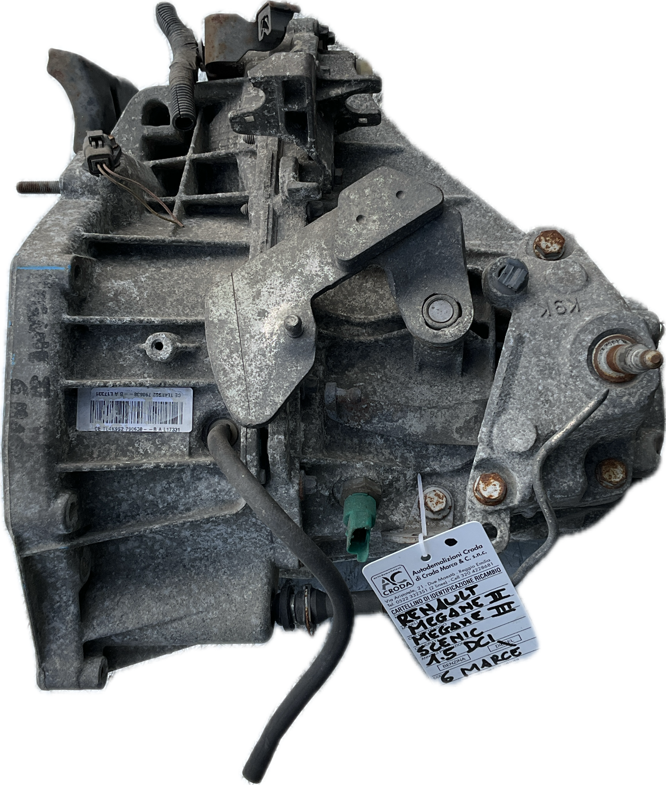 Cambio manuale RENAULT MEGANE III - MEGANE II 1.5 DCI 6 MARCE TL4k9s2 790638