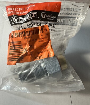 Everbilt 3/4 in. Galvanized Steel MIP x Sweat Dielectric Union