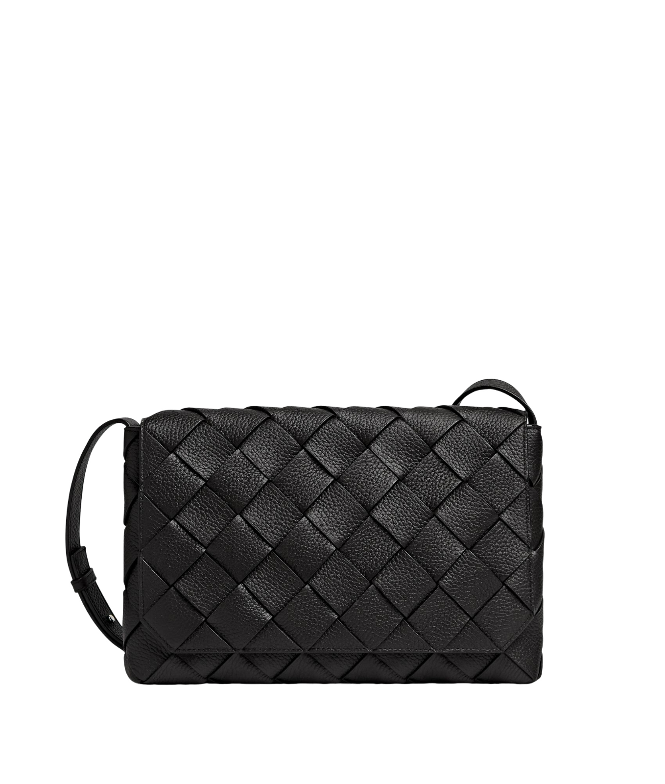 【BOTTEGA VENETA】Sale★ディアゴ ミニバッグ BOTTEGA VENETA Diago Large $3500 Black Intreccio Leather