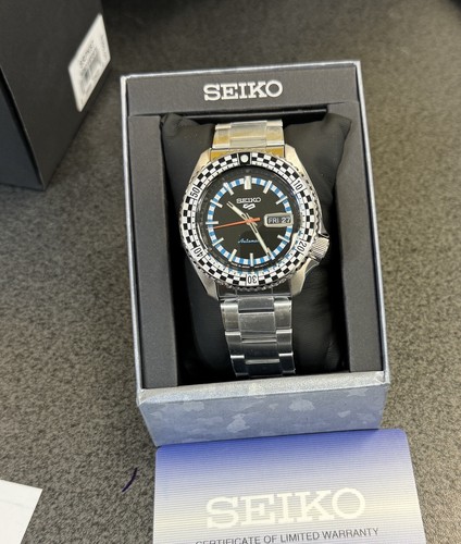 Pre-owned Seiko 5 Sports Special Edition Black Dial Automatic Men's Watch Srpk67 Japan