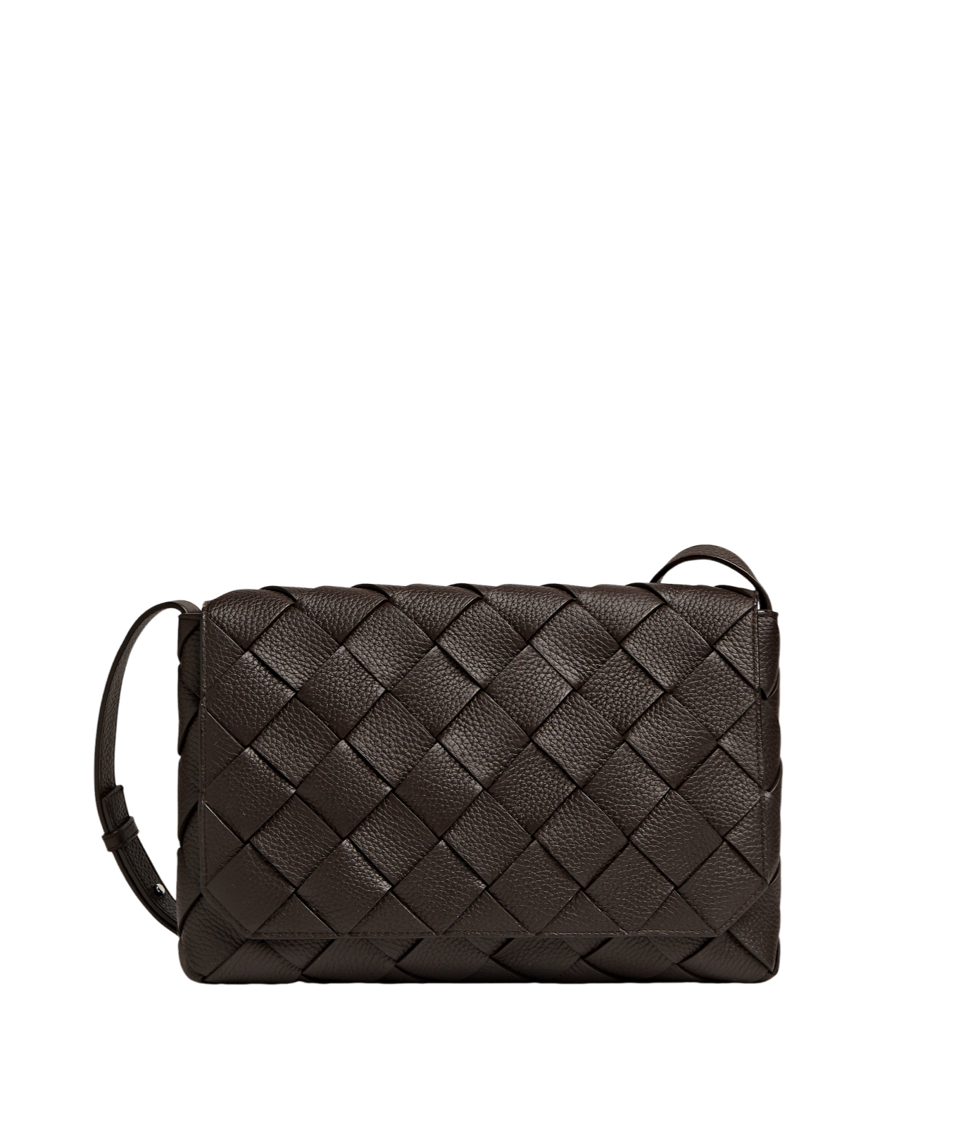 ショルダーバッグ BOTTEGA VENETA Dove Grey Leather Diago Crossbody Bag Diago Small leather crossbody bag in grey - Bottega Veneta