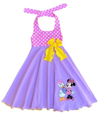 Daisy Duck & Minnie Mouse Polka Dot Twirl Dress