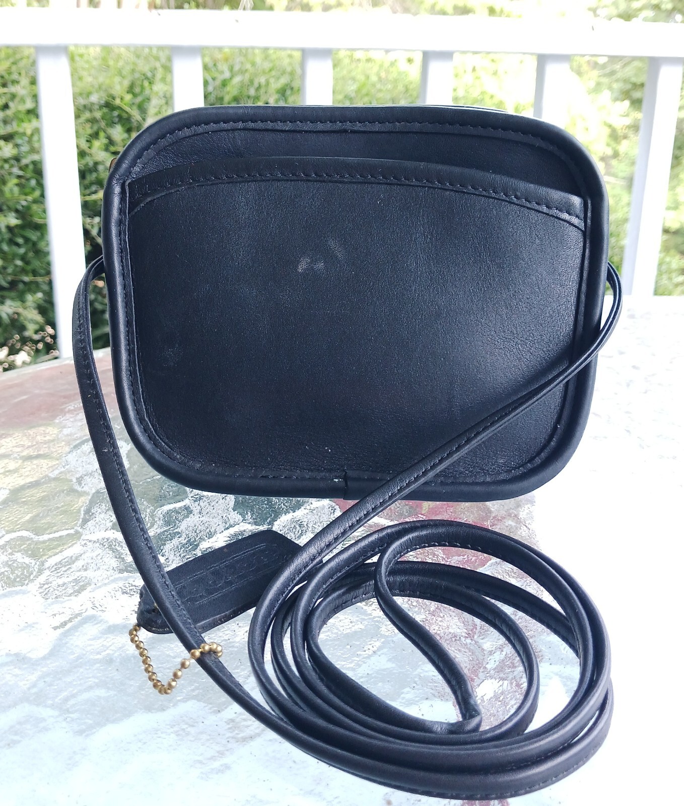 ★海外限定★【COACH】PV HRT HP ERNG LD99 Coach 9935 Vintage Hadley Black Leather Made In The United