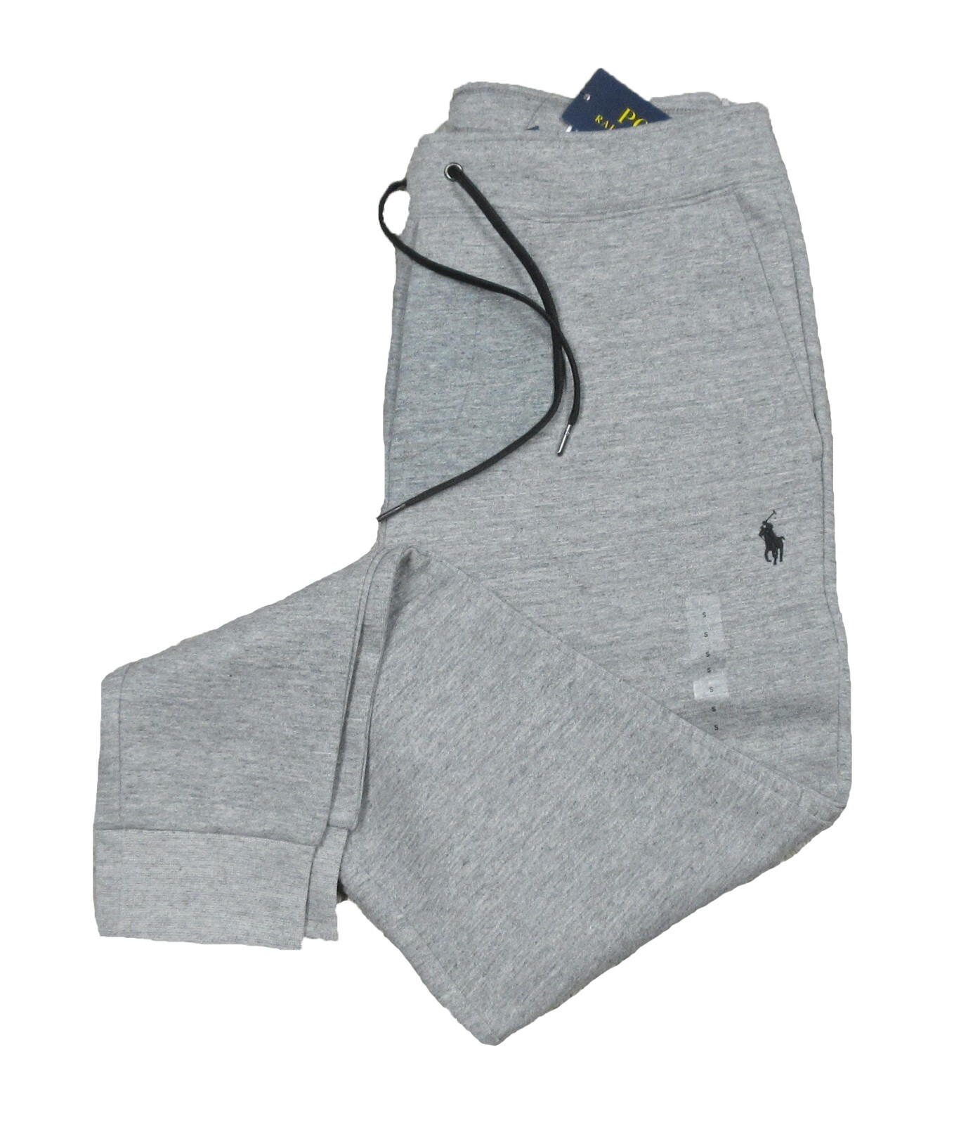 【関税&送料込】Polo Ralph Lauren Grey Cotton Joggers Polo Ralph Lauren Grey cotton-blend jogging trousers