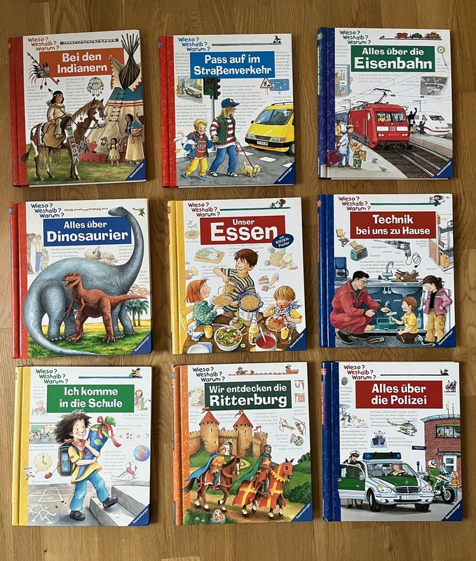 Wieso Weshalb Warum - Indianer, Ritterburg, Polizei, Dinosaurier Uvm