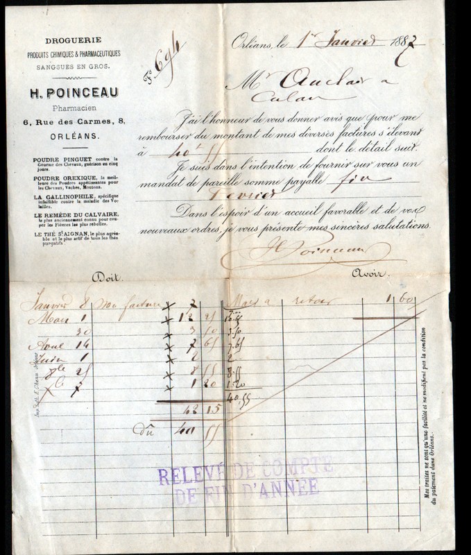 Orleans (45) Droguerie / Pharmacie 