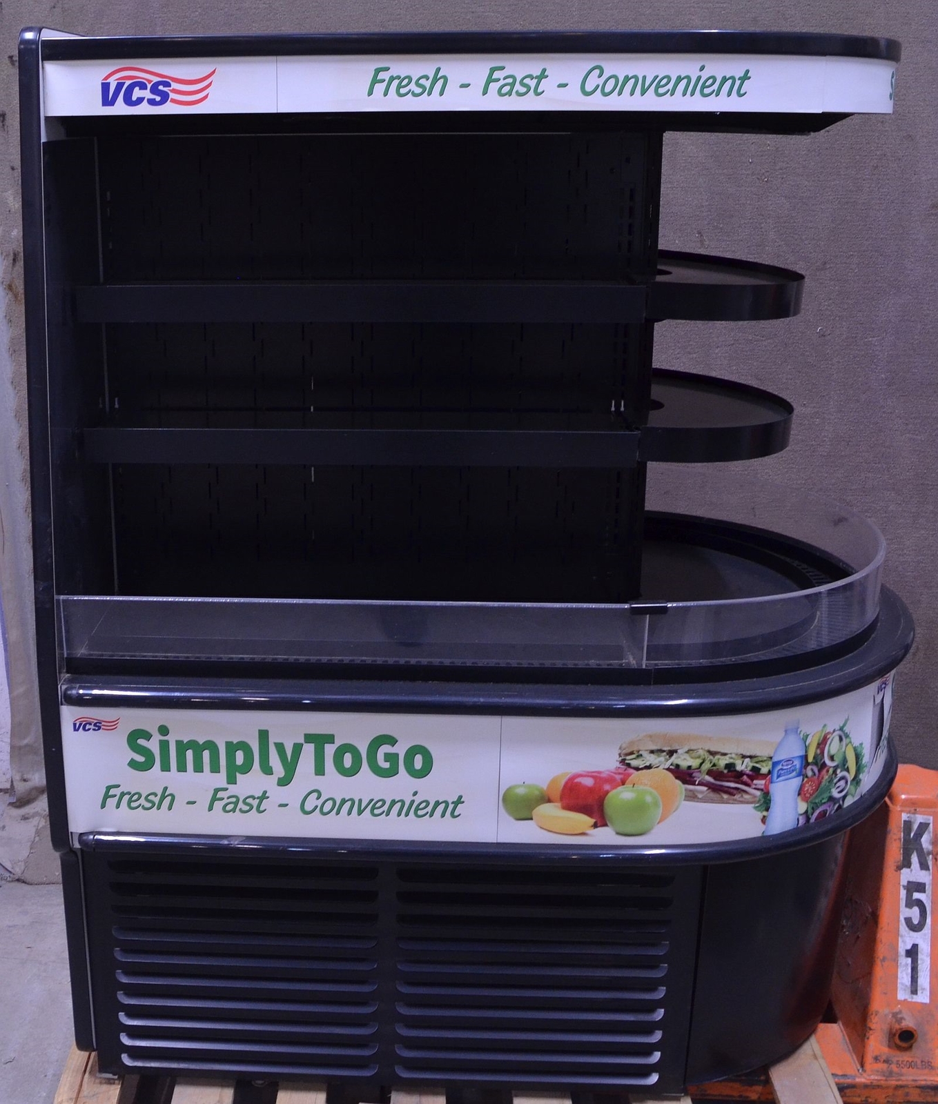 Structural Concepts Oasis Refrigerated End Display Case Open Air Merchandiser