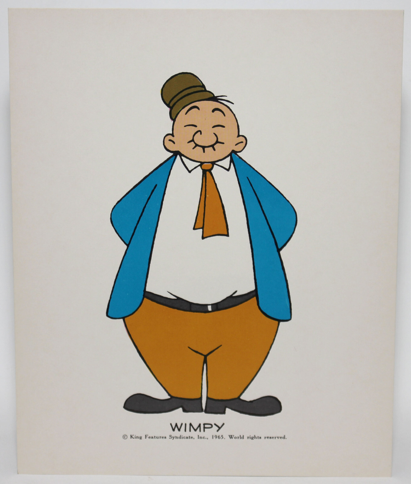 Wimpy (Popeye) Print 1965 King Features Syndicate Inc. 8x10