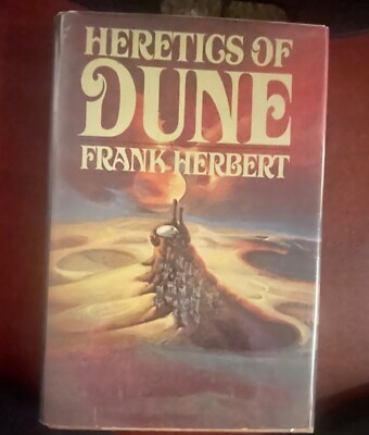 Signed lovely 1st edition hardcover Heretics of Dune, Frank Herbert 